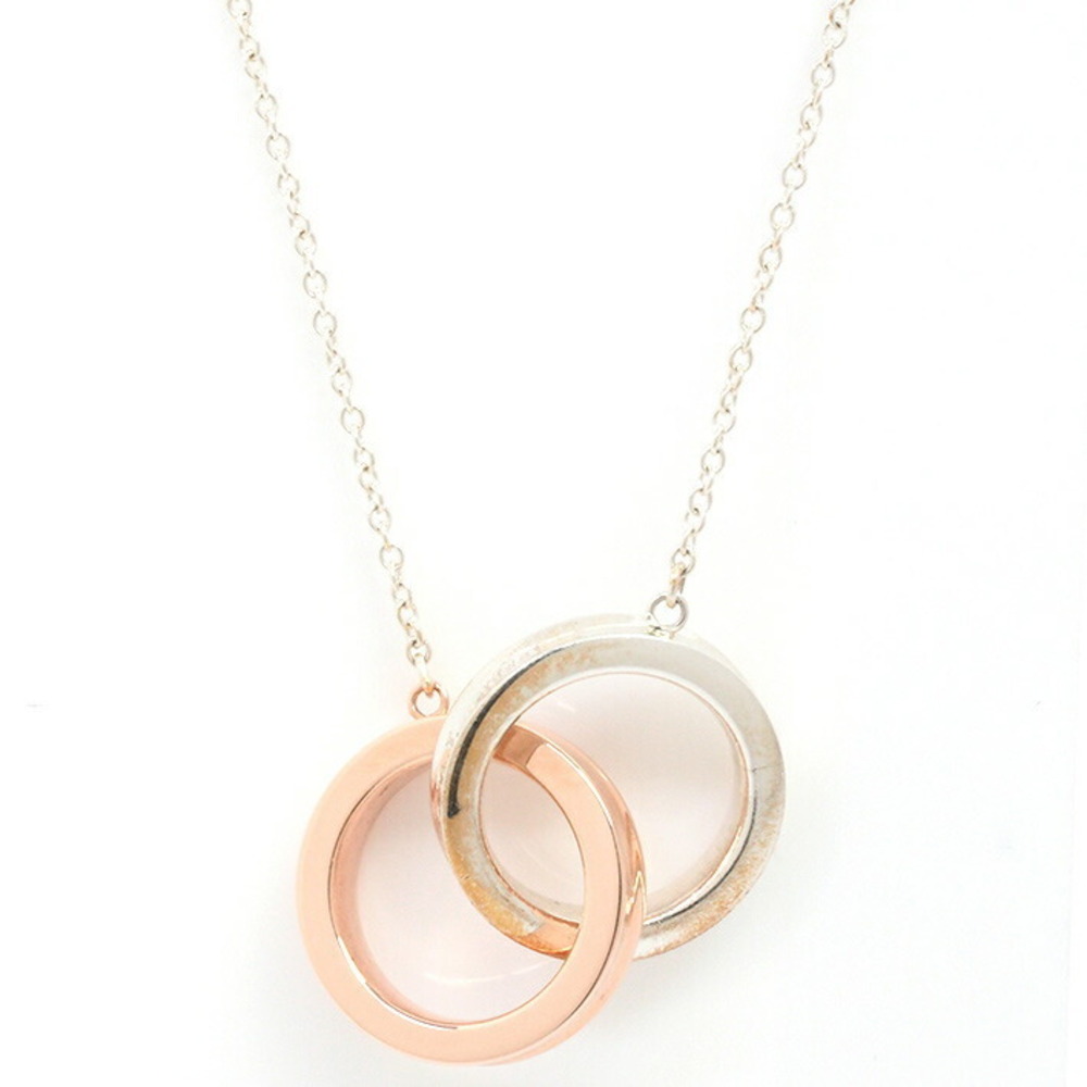 Tiffany Interlocking Circles Silver Pendant